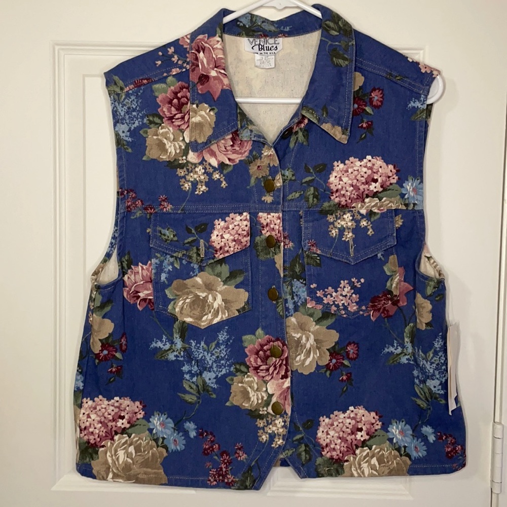 Vintage Sears denim vest